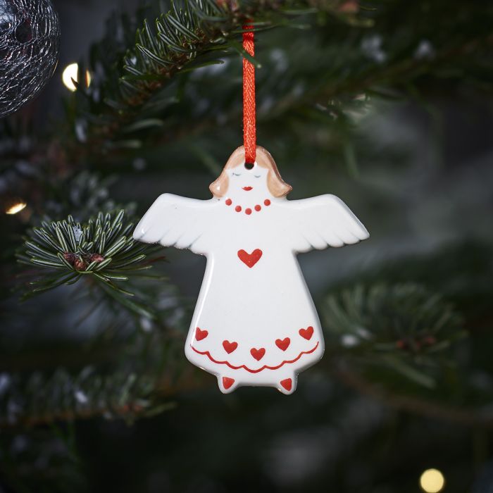 Heart Angel Christmas Decoration | Susie Watson Designs | Susie ...