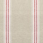 Beech Red Gustavian Stripe Cotton – Double Width - 289L