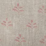 Red Leaf Rustic linen Tablecloth/Bridge Cloth - Tassels