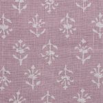 Reverse Violet Moonflower Printed Linen – 338R