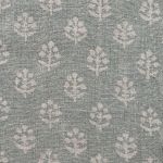 Smokey Blue Megha Rustic linen Tablecloth/Bridge Cloth - Tassels