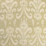 Green Sacha Rustic linen Tablecloth/Bridge Cloth - Tassels