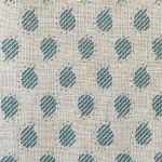 Hand-printed Summer Blue Nina Linen – 372
