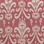 Hand-printed Indian Red Earth Sacha Linen - 360RE (stonewashed) 2.7m Panel