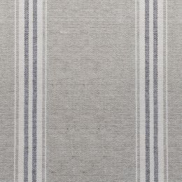 Grey Charcoal Gustavian Stripe Cotton – Double Width – 285L