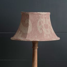 Dusky Pink Sacha 12" Framed linen Lampshade
