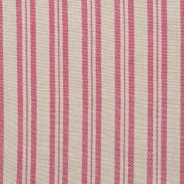 Sail Red Medium Ticking Stripe Cotton - 234