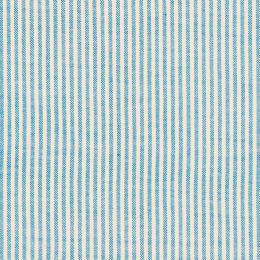 Marine Blue Piping Stripe Cotton – Double Width – A27