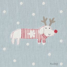 Christmas Card - Rudolf (Small, pack of 6)