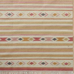 Hand-woven Wool Kilim - Andalusia Saffron - Medium