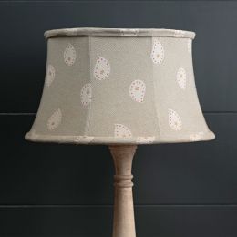 Framed Linen Lampshade Sail Red Lullaby