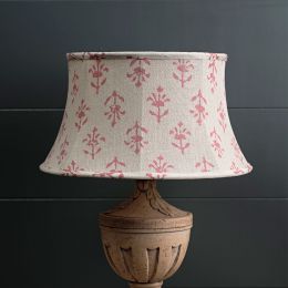 Indian Red Moonflower 16" Framed Lampshade