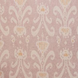 Hand-printed - Dusky Pink Natasha Linen - 359PS Stonewashed Panel