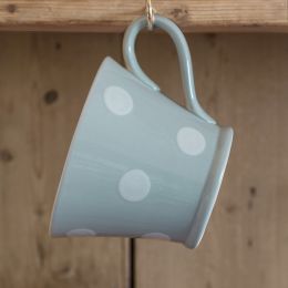 Blue / White Spot Conical Mug