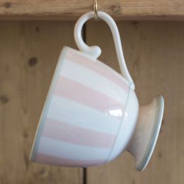 Pink Stripe Large Mug