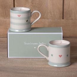 Bees & Anya - Scented Candles in Espresso Mugs Gift Set