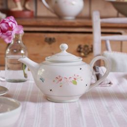 Apple Blossom Teapot Round
