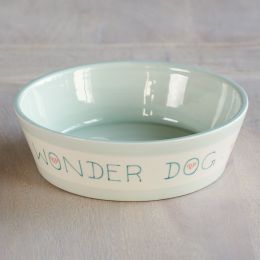 Personalised Dog's Dinner Bowl – Blue