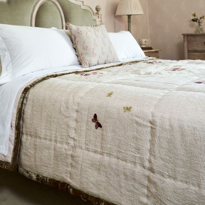 Sweet Pea Linen Quilt - King Size