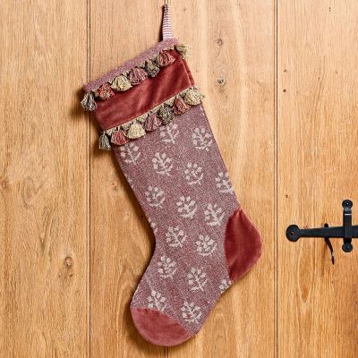 Luxury Christmas Stocking with Tassels