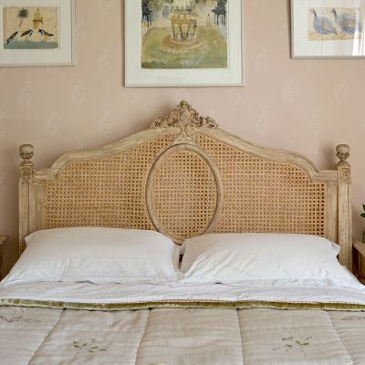 Caned Gustavian Bed