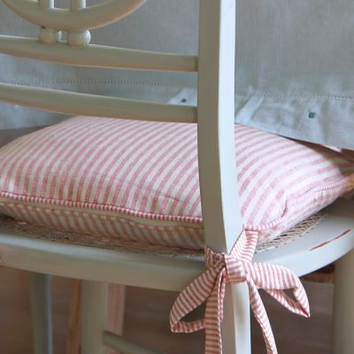 Red chair cotton cushion