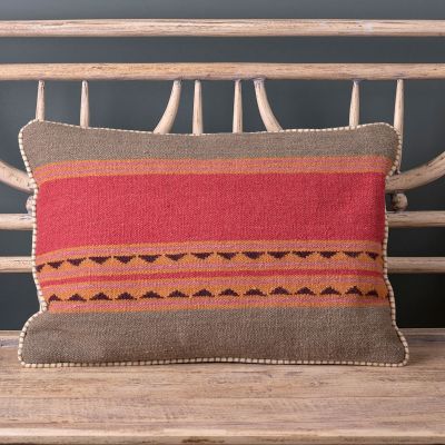 Jaipur Stripe Kilim Cushion 55 x 40cm
