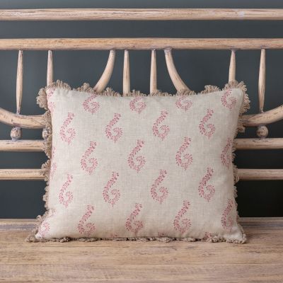 Seconds - Red Shalini Linen Cushion