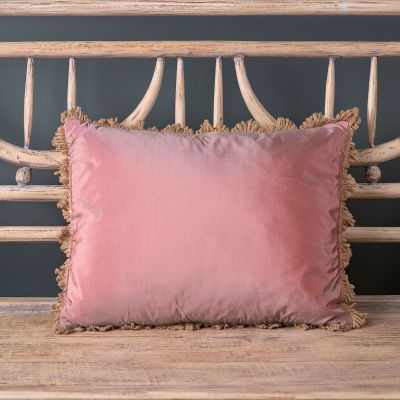 Ex-Display - Old Rose Silk Taffeta Cushion