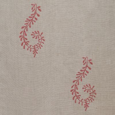 Red Shalini Embroidered Linen – 140/R