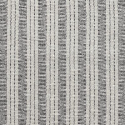 Charcoal Ivory Harrogate Stripe – Double Width – 274a