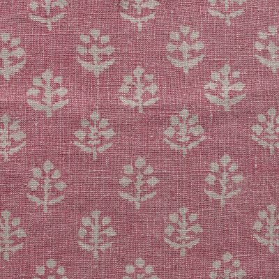 Reverse Faded Rose Megha Rustic Linen - 354FR (stonewashed)  2.7m Panel