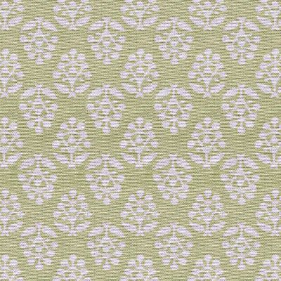 Small Sample of Summer Green Sprig Printed Cotton – Seconds