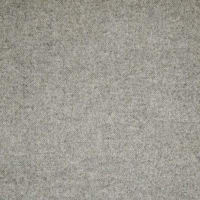 Grey Linen Herringbone Wool Tweed – 404