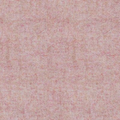 Ex-Display Small Cabriole Stool - Pale Rose Wool
