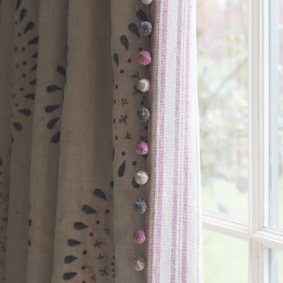 Seconds Dusky Pink Medium Ticking Stripe Cotton – 233DP