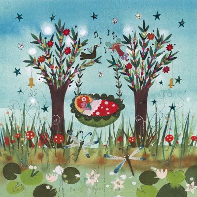 Fairy Flowerbed Card