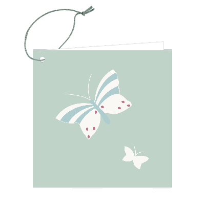 Gift Tag - Butterfly