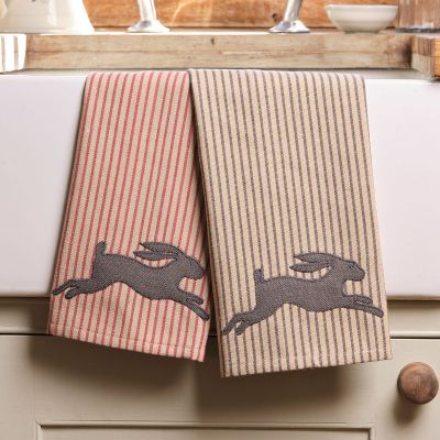 Hare Tea Towel (pack of 2)