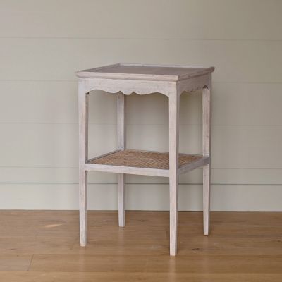 Caned Side Table