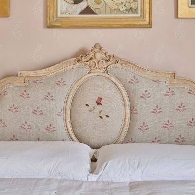 Upholstered Gustavian Bed