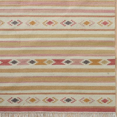 Handwoven Wool Kilim - Andalusia Saffron - Medium
