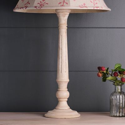 Weathered Reeded Lamp Base