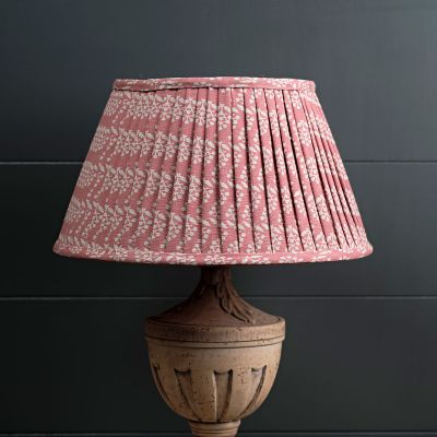 Rose Sprig 16" Pleated Lampshade