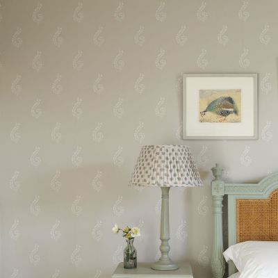 Dove Grey Large Shalini Wallpaper