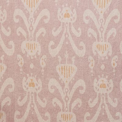 Hand-printed - Dusky Pink Natasha Linen - 359PS (stonewashed) 2.7m Panel