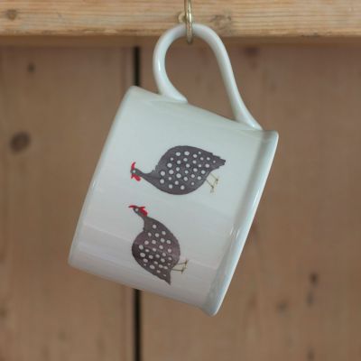 Guinea Fowl Straight Mug (Ceramics)
