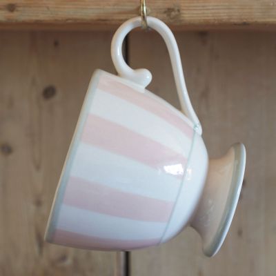 Pink Stripe Large Mug – Seconds