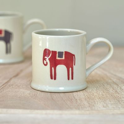 Sail Red Elephant Espresso Mug