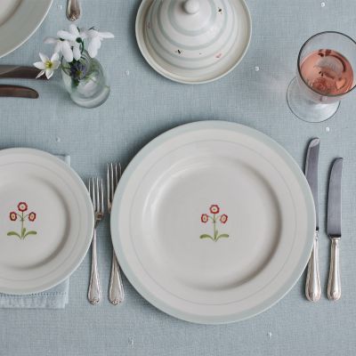 Rose Auricula Dinner Plate